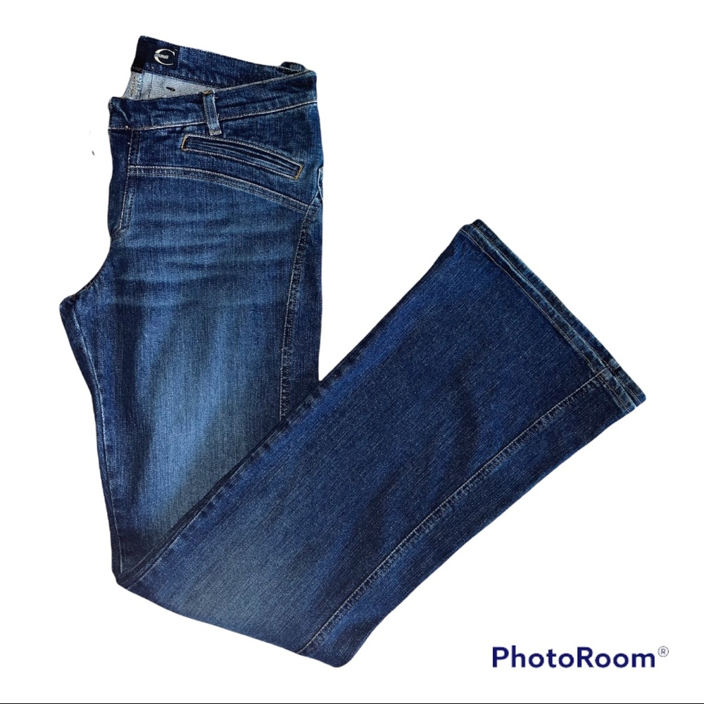Roberto Cavalli Mid Rise Wide Leg Denim Jeans W31